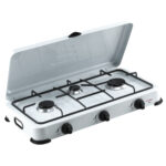 Estufa de Gas Portátil, 3 hornillas, Premium PPS35